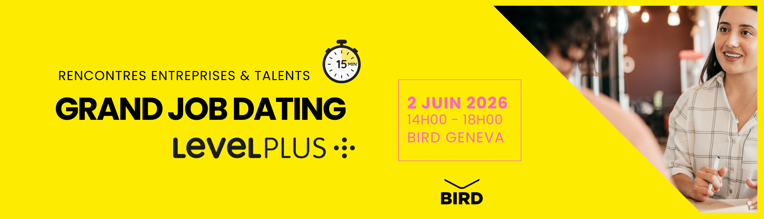 Job Dating Geneve 2026 levelplus